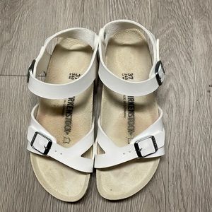 Birkenstock Rio sandals white